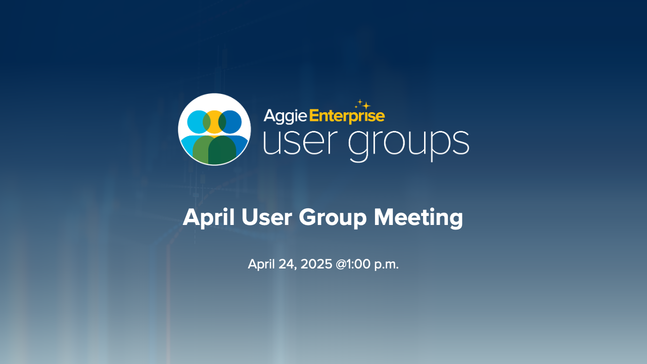 April User Group Event Thumbnail