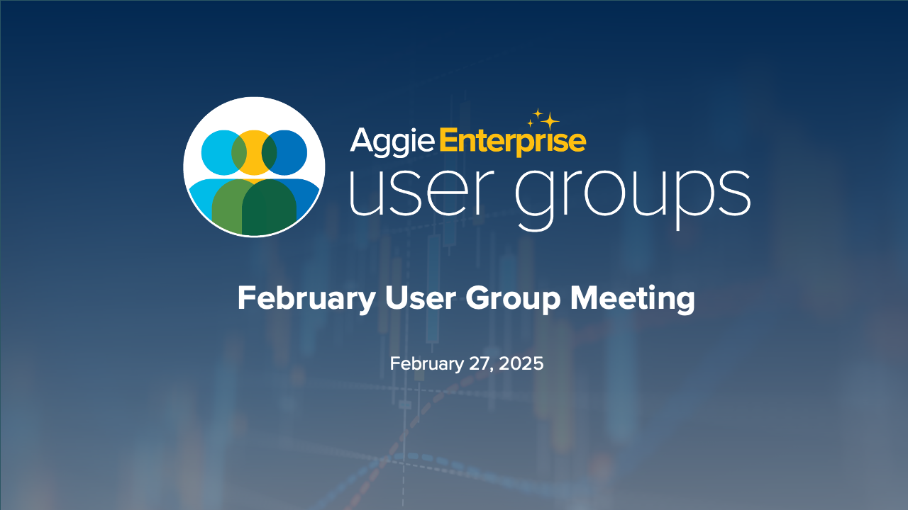 February AE User Group Meeting Thumbnail