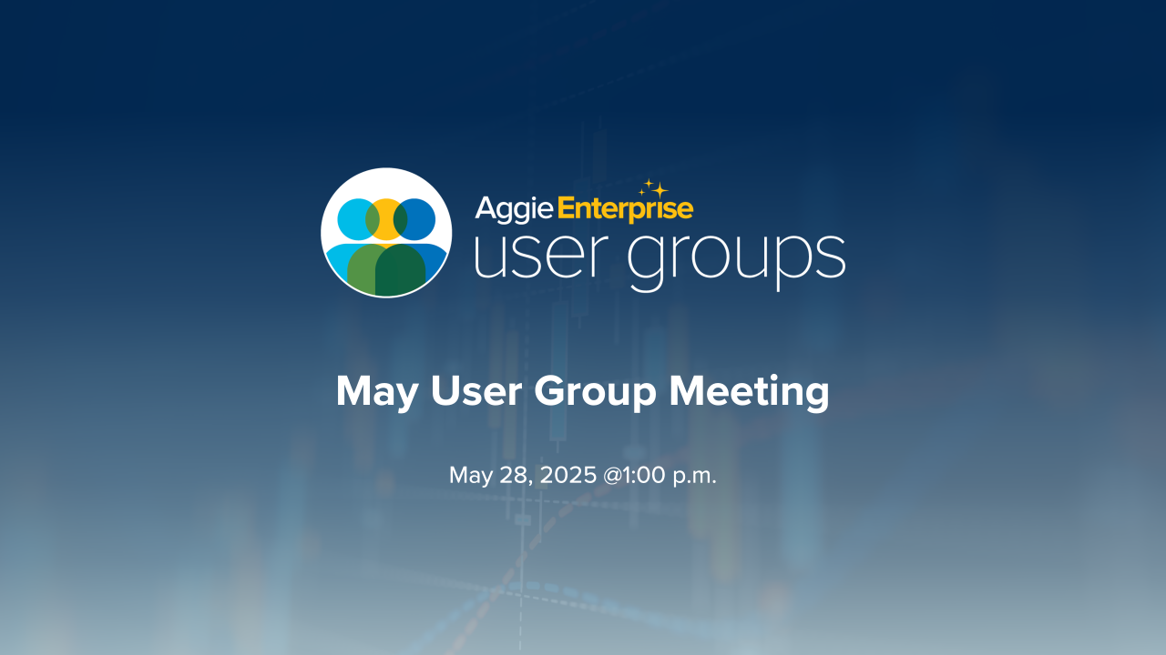 May User Groups Thumbnail